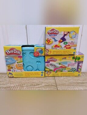 Play-doh Factory Sealed 3 Piece Bundle Set
